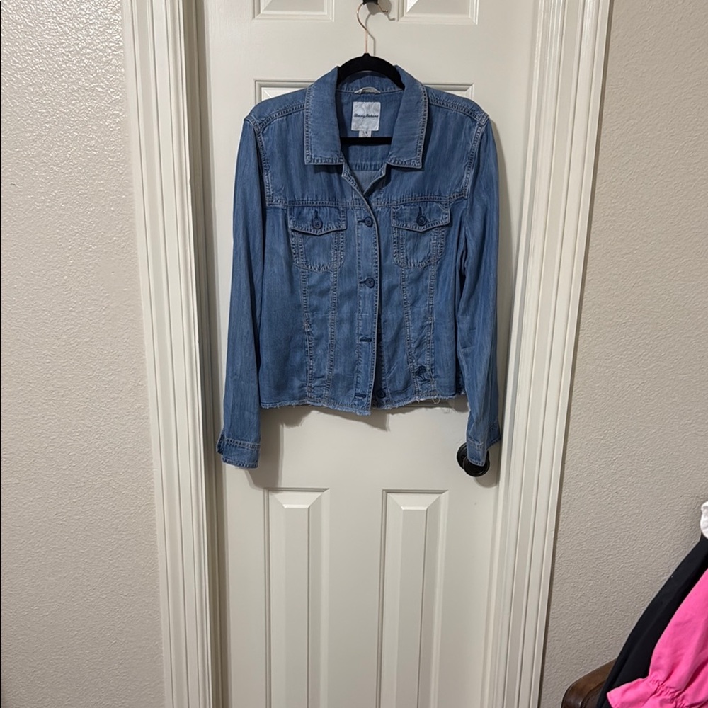 Tommy Bahama Blue Jean Jacket Classic Denim Style